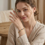 Load image into Gallery viewer, Evil Eye Serenity Bracelet - Gold
