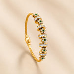 Load image into Gallery viewer, Royal Bloom Crystal Bracelet - Gold