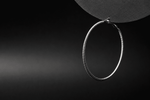 Load image into Gallery viewer, Classic Silver Hoop Earrings - Silver