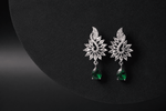 Load image into Gallery viewer, Sapphire Bloom Earrings - Silver