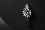 Load image into Gallery viewer, Sapphire Bloom Earrings - Silver