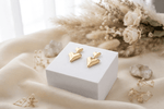 Load image into Gallery viewer, Double Heart Drop Earrings - Gold