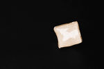 Load image into Gallery viewer, White enamel square stud earrings - White