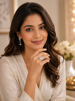 Load image into Gallery viewer, Crystal Crown Statement Ring