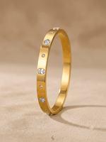 Load image into Gallery viewer, Diamond Line Luxe Bracelet - Gold
