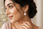 Load image into Gallery viewer, Pearl Bloom Earrings - Rose Gold
