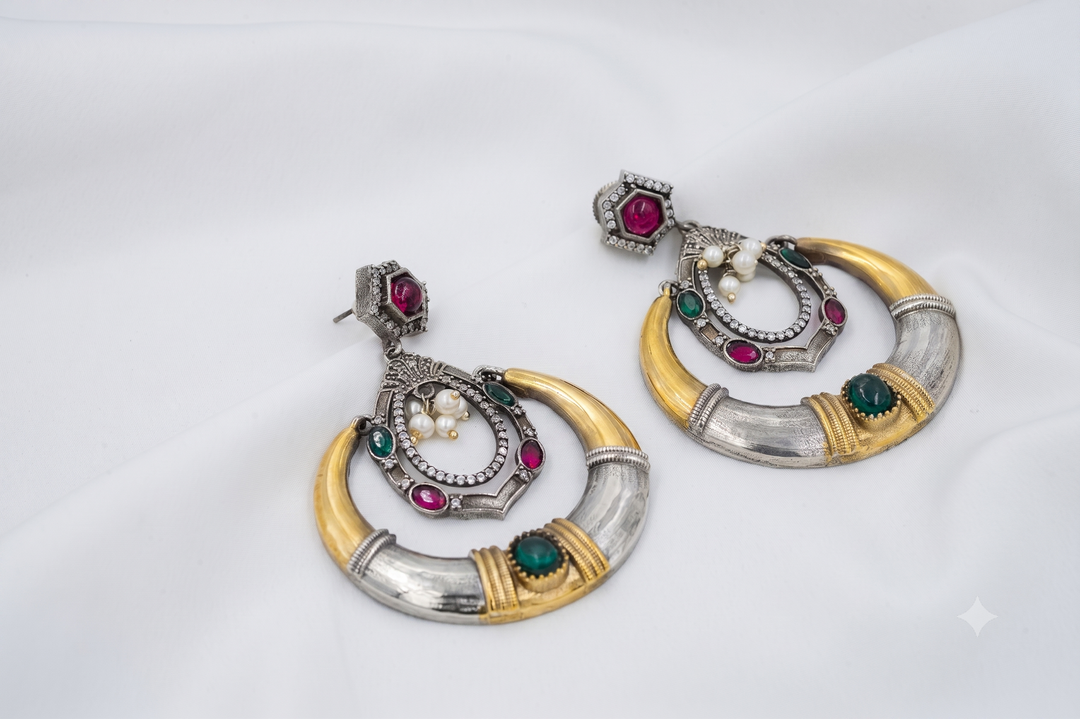 Royal Crescent Earrings | Jewel Birds