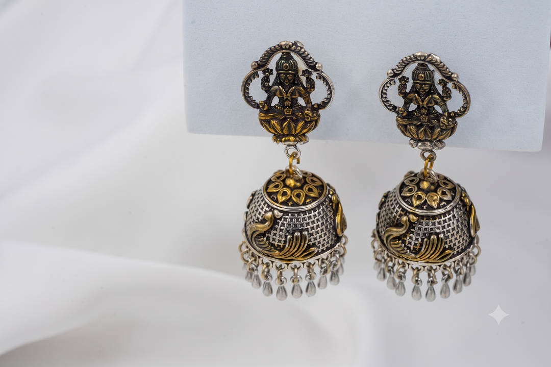 Lakshmi Jhumka Earrings | Jewel Birds