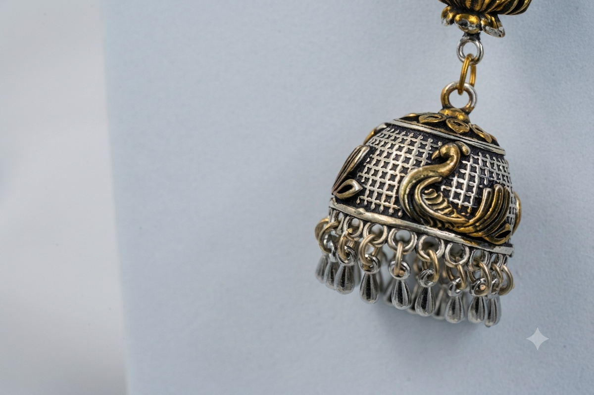 Lakshmi jhumka earrings | jewel birds