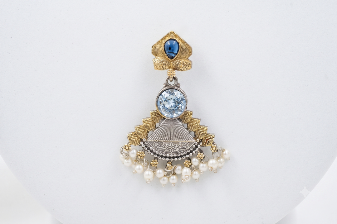 Neel Noor Pearl Earrings | Jewel Birds