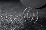 Load image into Gallery viewer, Classic Silver Hoop Earrings - Silver
