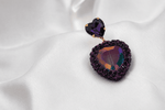 Load image into Gallery viewer, Heart Glam Drops
 (Purple) - Multicolor
