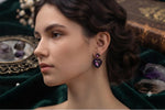 Load image into Gallery viewer, Heart Glam Drops
 (Purple) - Multicolor
