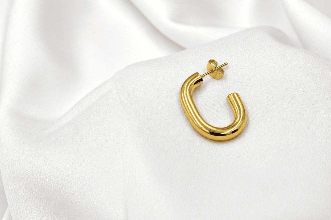 Luna Gold Hoops - Gold
