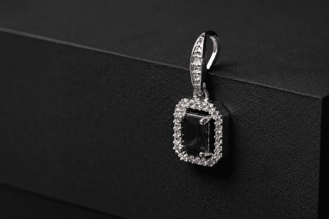 Crystal Royale Pendant
 (Blue) - Silver