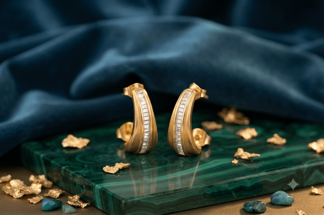 Golden Grace Earrings - Gold