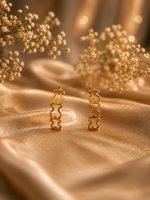Load image into Gallery viewer, Golden Cub Hoops - Gold Alloy
