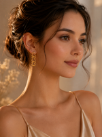Load image into Gallery viewer, Golden Cub Hoops
