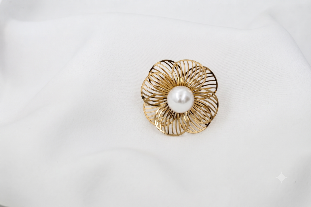 Pearl Bloom Stud Earrings