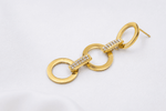 Load image into Gallery viewer, Noir Orbit Link Earrings - Gold
