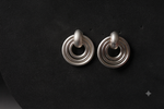 Load image into Gallery viewer, Silver Orbit Stud Earrings
