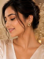 Load image into Gallery viewer, Champagne Orbit Earrings | Jewel Birds
