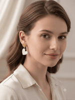 Load image into Gallery viewer, Heart Drop Earrings - Gold
