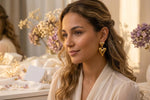Load image into Gallery viewer, Double Heart Drop Earrings | Jewel Birds
