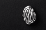 Load image into Gallery viewer, Silver Sculpted Statement Earrings - Silver
