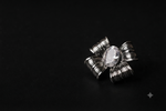 Load image into Gallery viewer, Crystal flower studs | Jewel Birds
