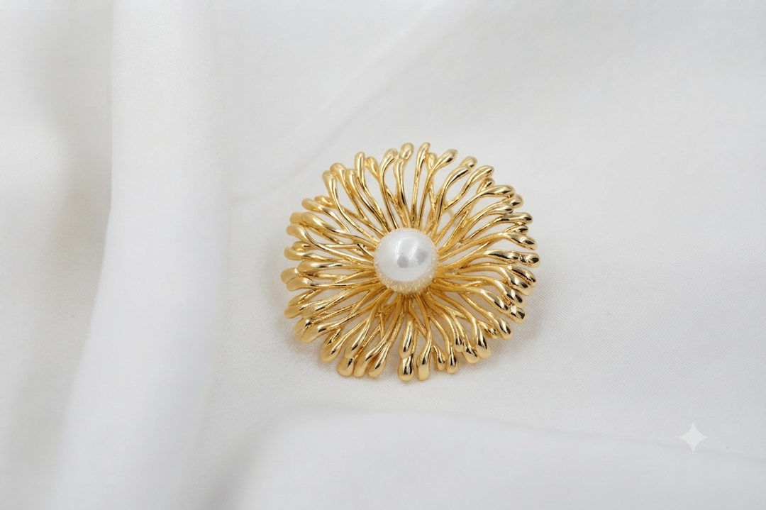Pearl Bloom Flower Earrings | Jewel Birds