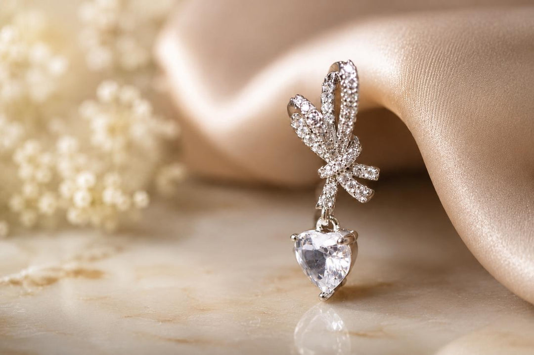 Butterfly Heart Crystal Drops | Jewel Birds