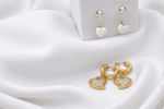 Load image into Gallery viewer, Love Sparkle Hoop Earrings (COMBO) - Gold

