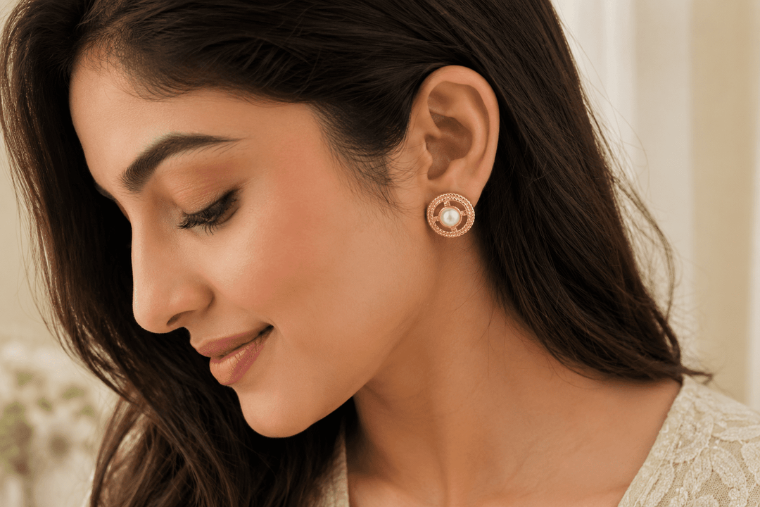 Butterfly stud earrings (COMBO) - Gold