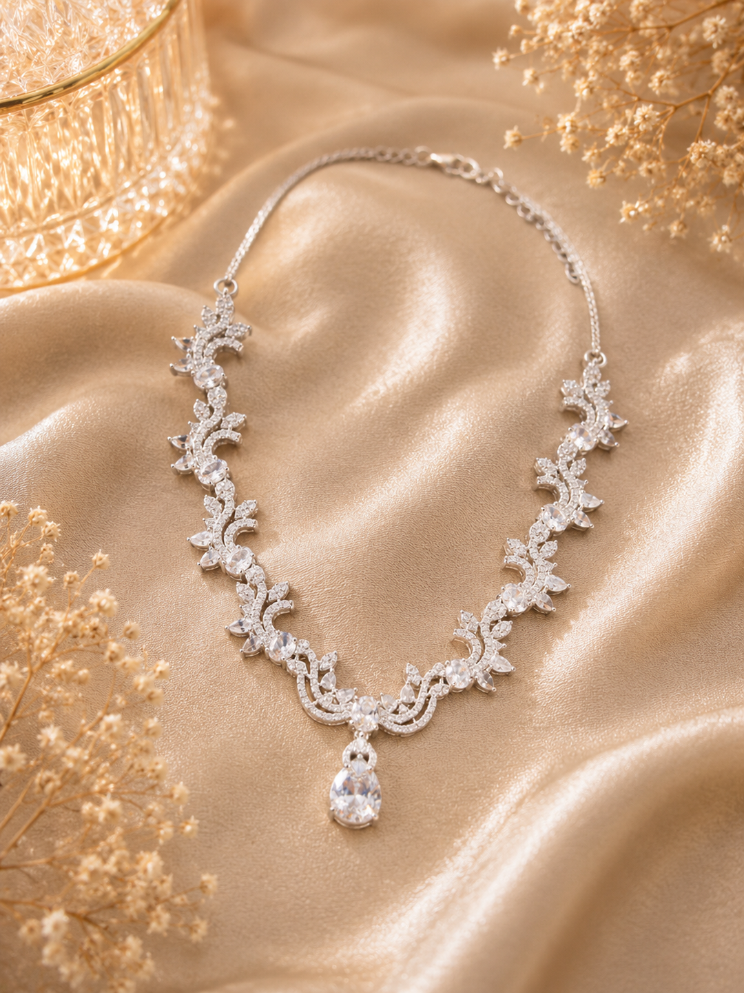 Crystal Vine Necklace | Jewel Birds