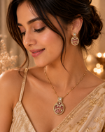 Load image into Gallery viewer, Mauve Bloom Necklace Set
