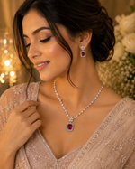 Load image into Gallery viewer, Ruby Royale Necklace Set
