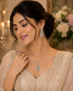 Load image into Gallery viewer, Noir Royale Chandbali Pendant Set
