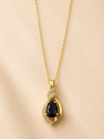 Load image into Gallery viewer, Midnight Frame Pendant - Black &amp; Gold
