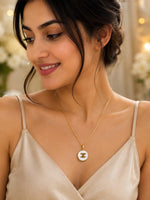 Load image into Gallery viewer, Pearl Luxe Monogram Pendant Necklace | Jewel Birds

