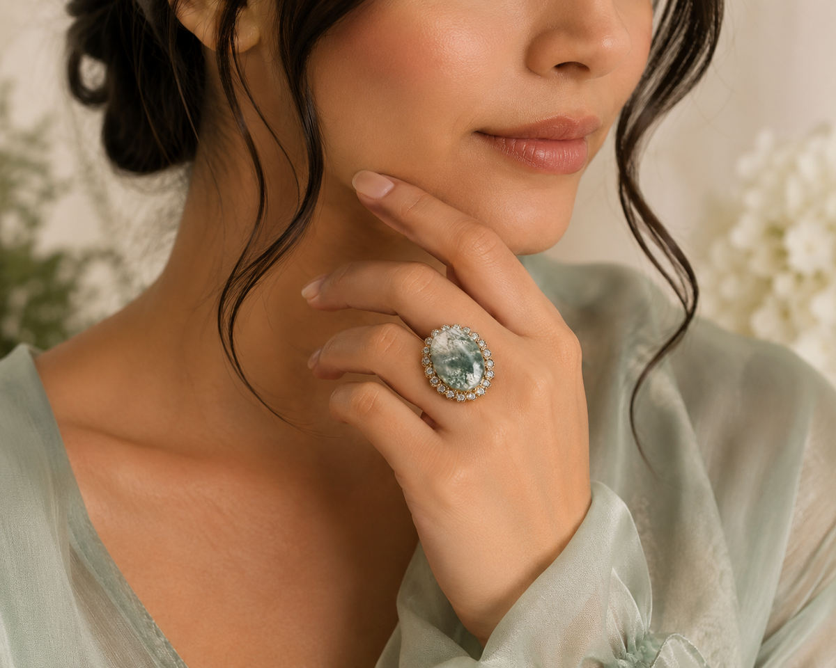 Smoky majesty ring