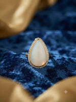 Load image into Gallery viewer, Moon Pearl Statement Ring
