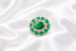 Load image into Gallery viewer, Emerald Royale Statement Ring | Jewel Birds
