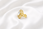 Load image into Gallery viewer, Golden Prism Statement Ring
