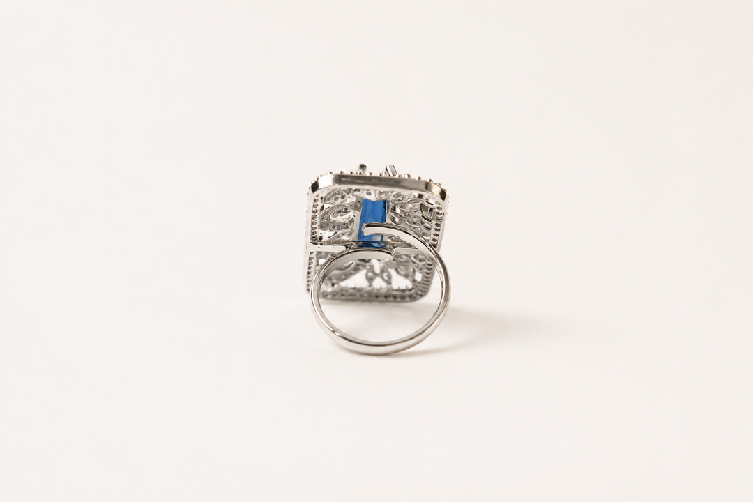 Blue Majesty Cocktail Ring