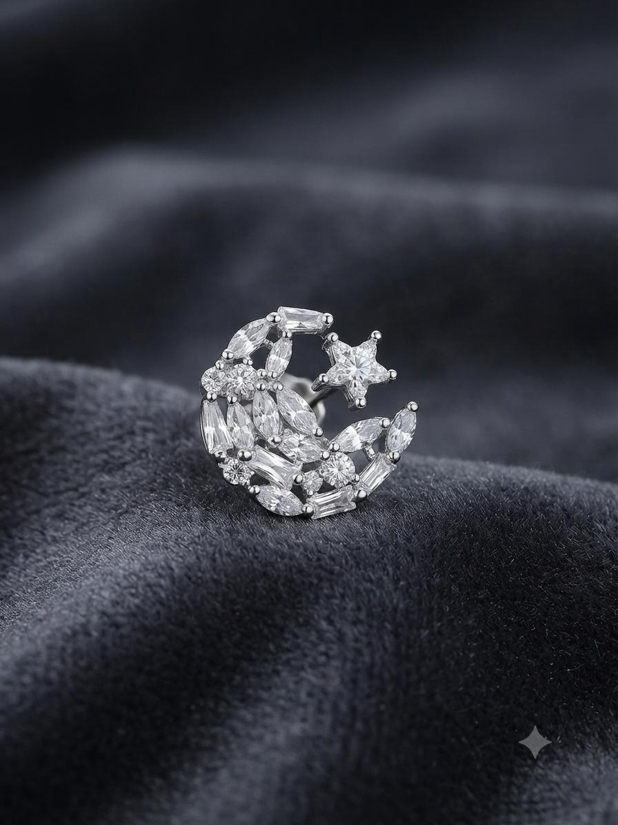 Crystal Galaxy Ring