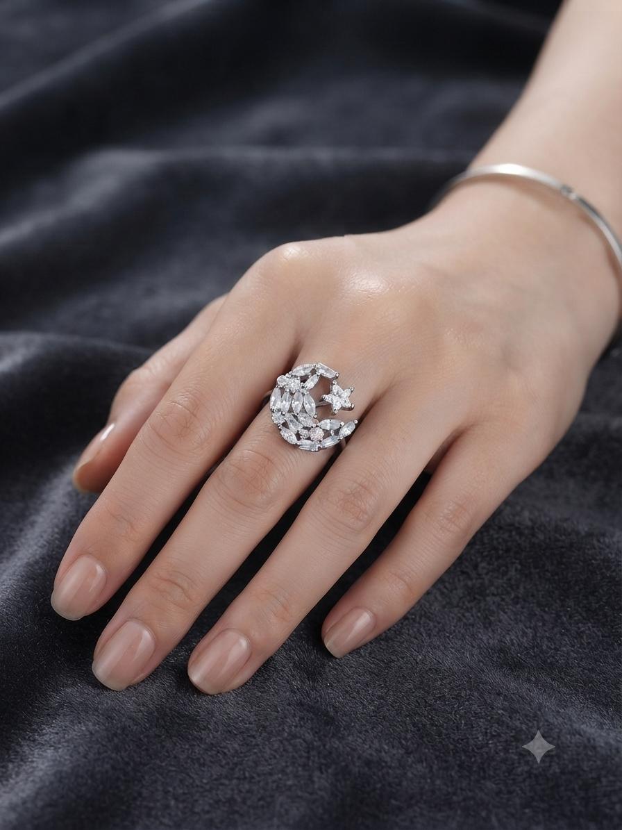 Crystal galaxy ring